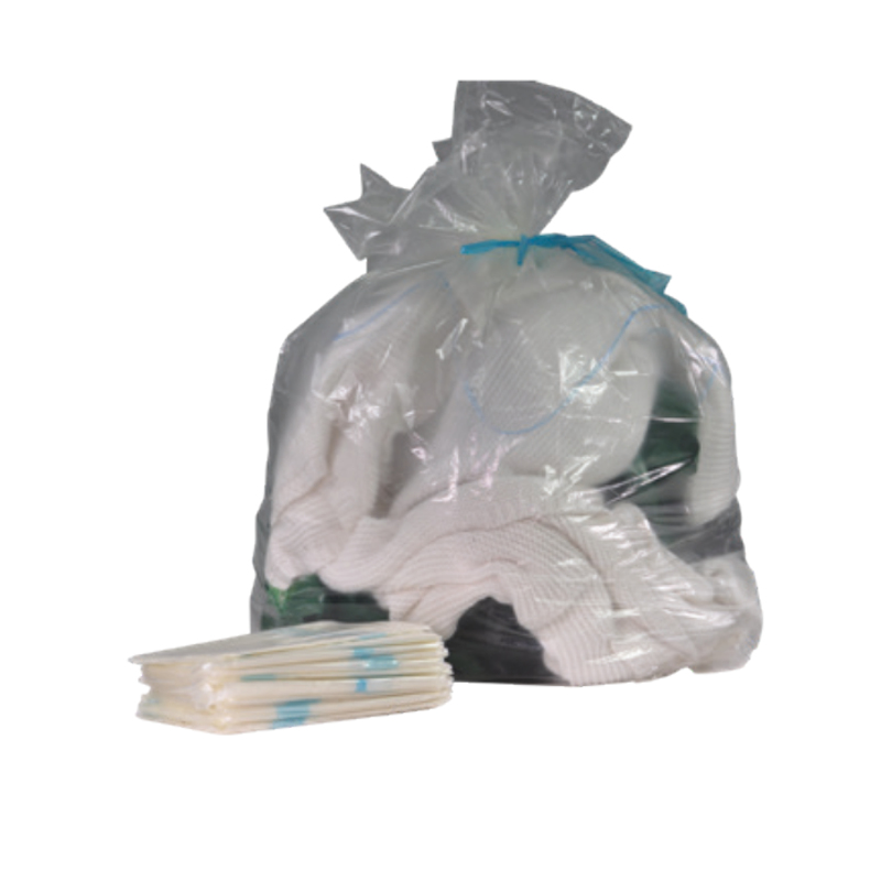 SACS POUBELLES HYDROSOLUBLES EAU CHAUDE TRANSLUCIDE x 200